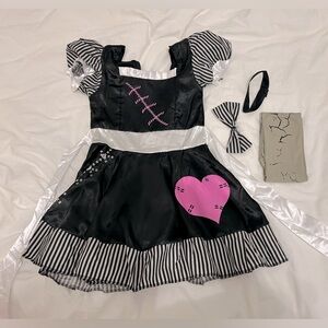 Broken doll girls Halloween costume 8-10 years